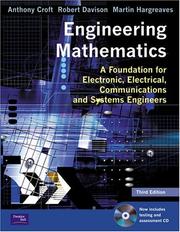 Cover of: Engineering mathematics | Tony Croft