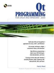 Cover of: Qt Programming for Linux and Windows 2000