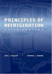 Principles of refrigeration by Roy J. Dossat