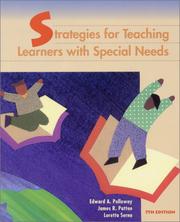 Cover of: Strategies for teaching learners with special needs