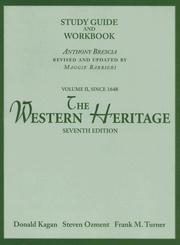 Cover of: The Western Heritage Volume II, Since 1648 Study Guide and Workbook