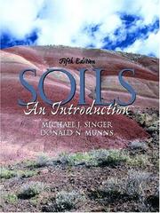 Cover of: Soils by Michael J. Singer, Donald N. Munns