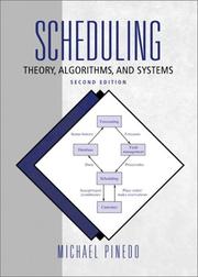 Cover of: Scheduling by Michael Pinedo