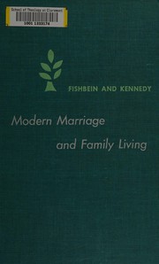 Cover of: Modern marriage and family living by Morris Fishbein