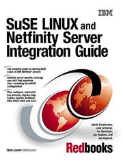 Cover of: SuSE Linux and Netfinity server integration guide