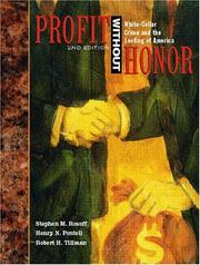 Cover of: Profit without Honor by Stephen M. Rosoff, Henry N. Pontell, Robert Tillman