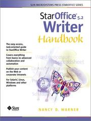 Cover of: StarOffice 5.2 Writer handbook