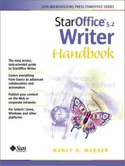 Cover of: StarOffice 5.2 Writer Handbook by Nancy D. Lewis, Nancy Price Warner, Nancy D. Warner, Nancy Price Warner, Nancy D. Warner