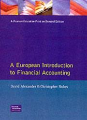 Cover of: A European introduction to financial accounting