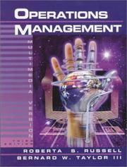 Cover of: Operations Management with Multimedia CD (3rd Edition)