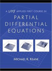 Cover of: A Very Applied First Course in Partial Differential Equations