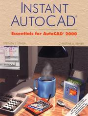 Cover of: Instant AutoCAD(R): Essentials Using AutoCAD 2000