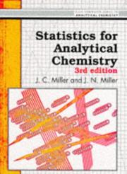 Statistics for analytical chemistry by Jane C. Miller, James N. Miller
