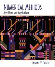 Cover of: Numerical Methods: Algorithms and Applications