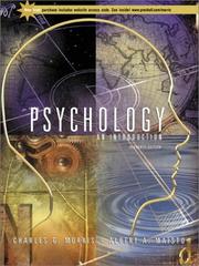 Cover of: Psychology by Charles G. Morris, Albert A. Maisto