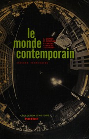Cover of: Le Monde contemporain: classes terminales