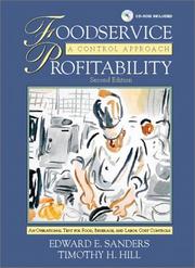 Cover of: Foodservice Profitability by Edward Sanders, Timothy Hill