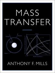 Cover of: Mass transfer