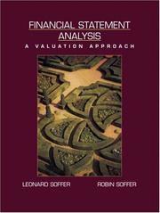 Cover of: Financial Statement Analysis by Leonard C. Soffer, Robin J. Soffer