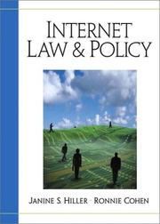 Cover of: Internet law & policy