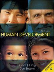 Cover of: Human development by Grace J. Craig, Grace J. Craig