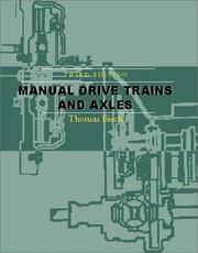 Cover of: Manual Drive Trains and Axles (3rd Edition)