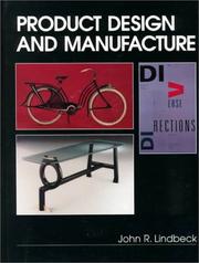 Cover of: Product design and manufacture