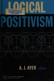 Cover of: Logical positivism.