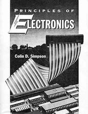 Cover of: Principles of electronics