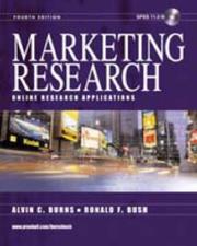 Marketing research by Alvin C. Burns, Ronald F. Bush