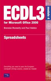 Cover of: ECDL 2000 (ECDL3 for Microsoft Office 95/97) | Paul Holden