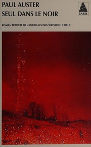 Cover of: Seul dans le noir by Paul Auster