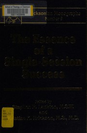 Cover of: The Essence of a single-session success
