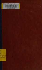Cover of: Die Stellung des Christentums zum Geschlechtsleben by Martin Rade