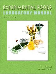 Cover of: Experimental Foods Laboratory Manual