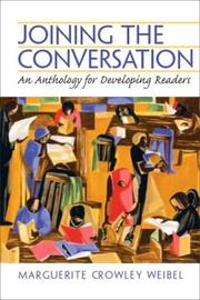 Cover of: Joining the conversation: an anthology for developing readers