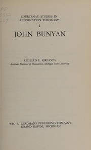 Cover of: John Bunyan by Richard L. Greaves