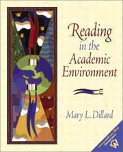 Reading in the Academic Environment by Mary L. Dillard