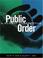 Cover of: Public Order