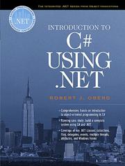 Cover of: Introduction to C# using .NET