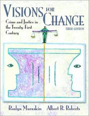 Cover of: Visions for Change by Roslyn Muraskin, Albert R. Roberts, Albert A. Roberts