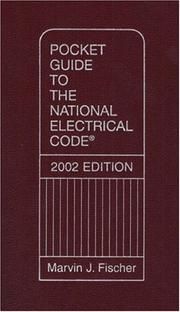 Cover of: Pocket Guide to National Electrical Code, 2002 Edition (7th Edition) by Marvin J. Fischer, Marvin J. Fischer