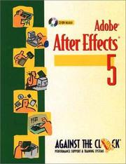 Cover of: Adobe After Effects 5 and 5.5: Motion Graphics and Visual Effects