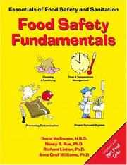 Cover of: Supervisor's Guide to Food Safety and Sanitation by David McSwane, Nancy R. Rue, Richard Linton, Anna Graf Willliams, Nancy Rue (undifferentiated)