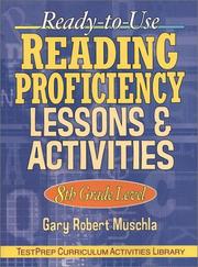 Cover of: Ready-to-Use Reading Proficiency Lessons & Activities: 8th Grade Level