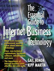 The essential guide to internet business technology by Gail Honda, Kipp Martin