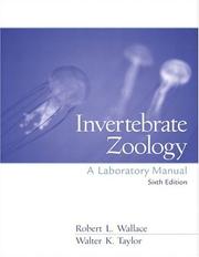 Cover of: Invertebrate Zoology Lab Manual (6th Edition) by Robert L. Wallace, Walter K. Taylor, Walter Kingsley Taylor, D. Elden Beck, Lee F. Braithwaite, Robert L. Wallace, Walter K. Taylor