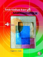 Cover of: Introductory mathematics by Nigel P. Cook