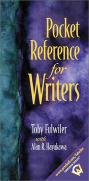 Cover of Pocket Reference for Writers with APA Updates by Toby Fulwiler