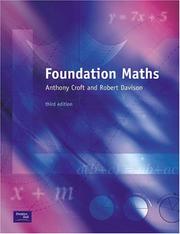 Cover of: Foundation Maths (EMFS) by Tony Croft, Robert Davison